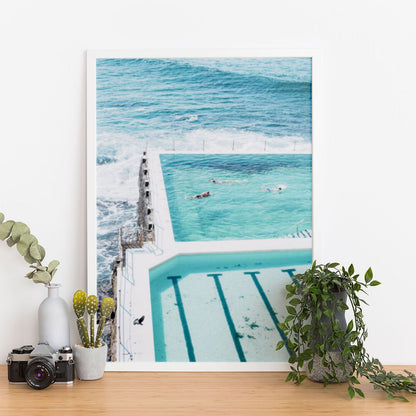 Wes Co Gallery Poster Bondi Infinity 11 x 17" Home Goods - Nature  Art Print