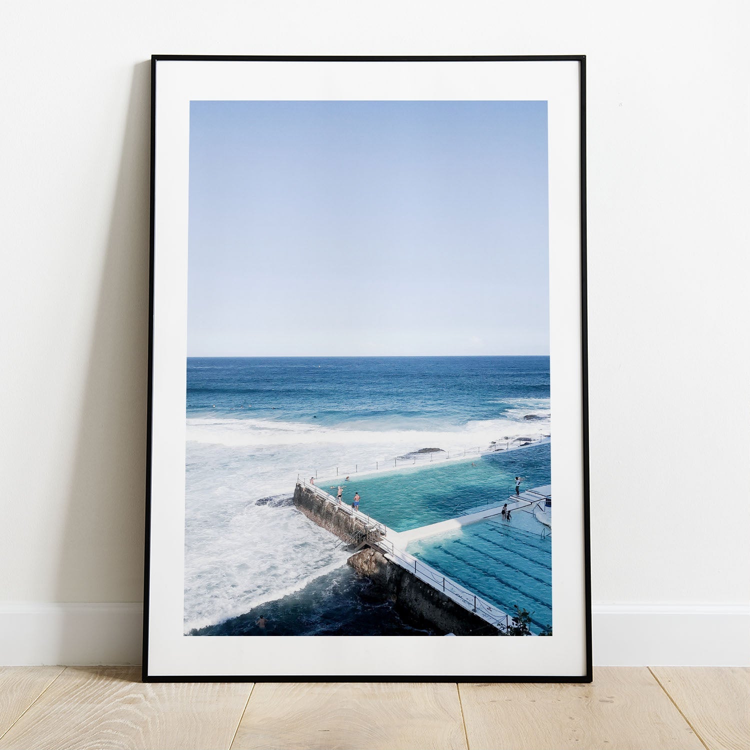 Wes Co Gallery Poster Icebergs Oceanfront 5 x 7" Home Goods - Nature  Art Print