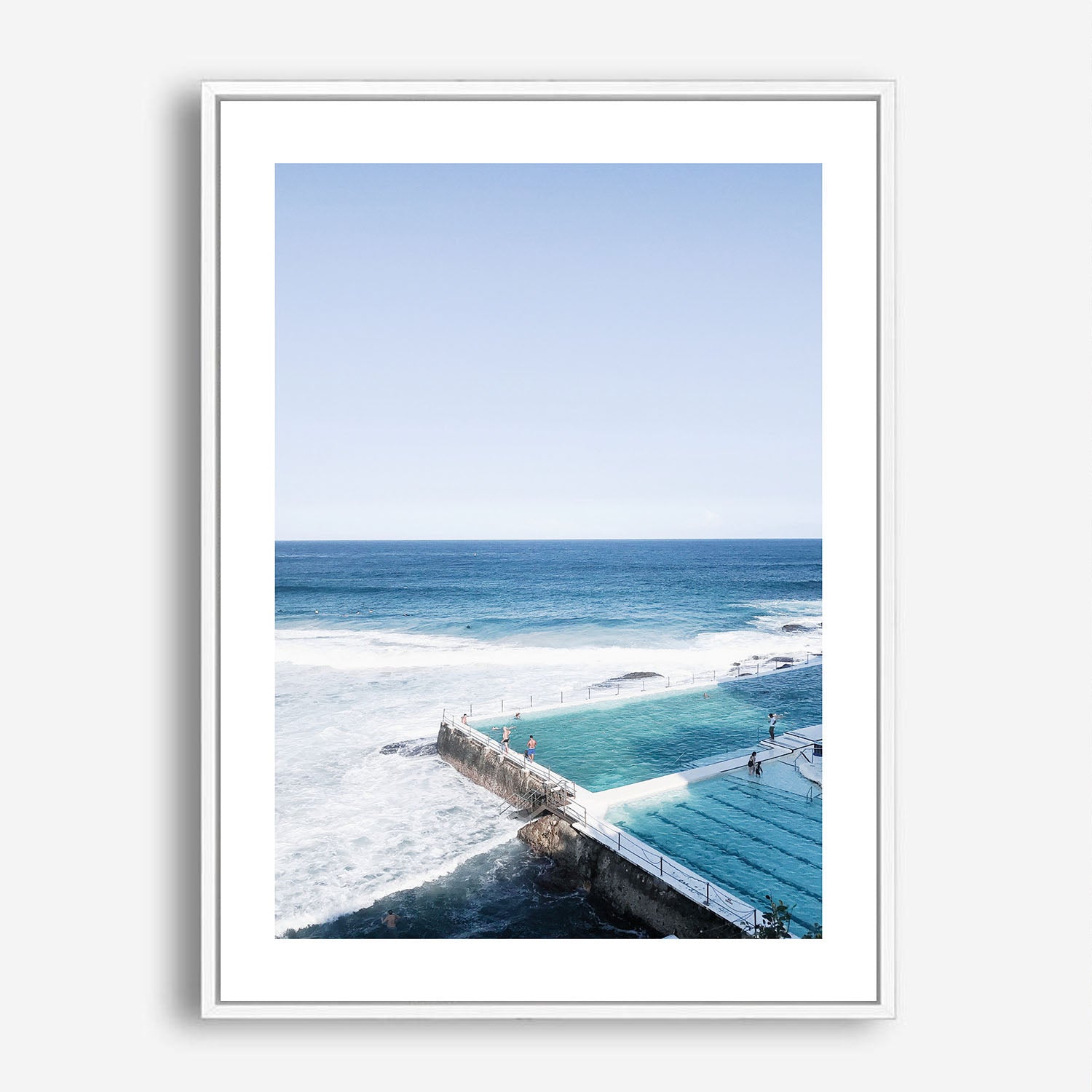 Wes Co Gallery Poster Icebergs Oceanfront 5 x 7" Home Goods - Nature  Art Print