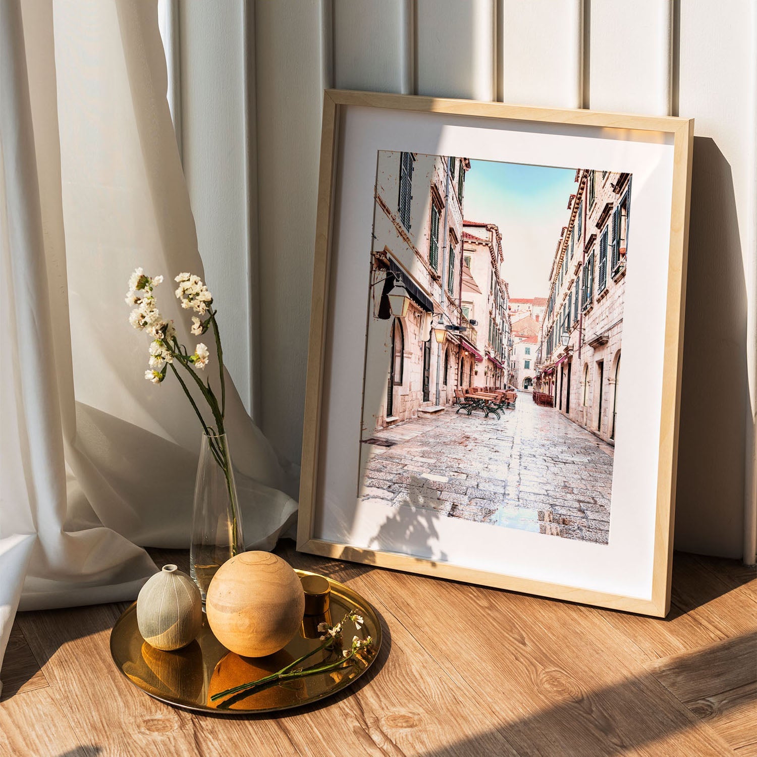 Wes Co Gallery Poster Old Town 5 x 7" Home Goods - Nature  Art Print