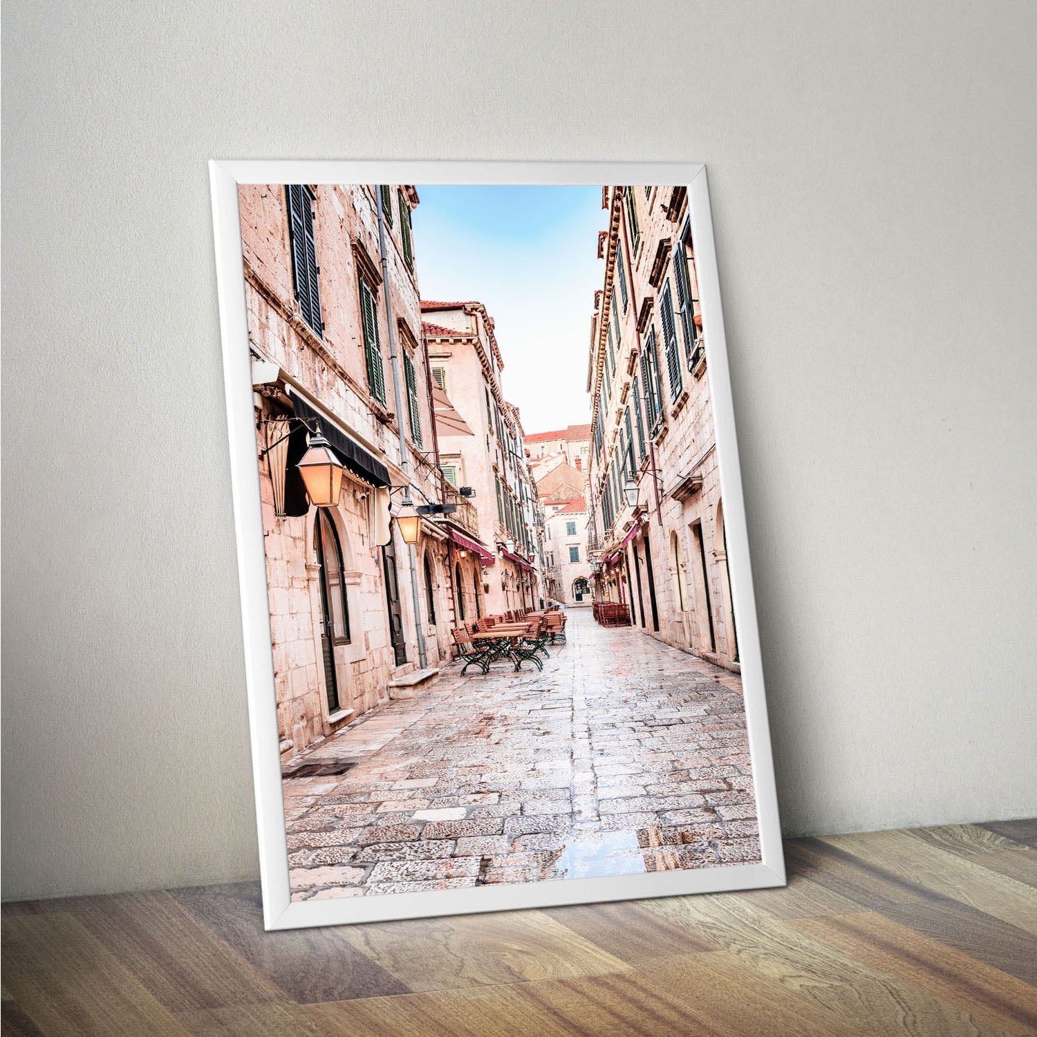 Wes Co Gallery Poster Old Town 11 x 17" Home Goods - Nature  Art Print