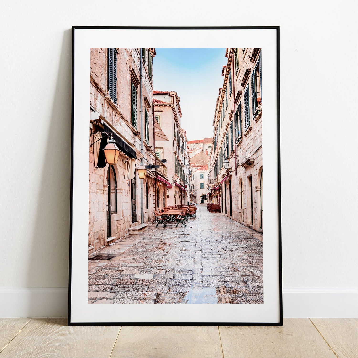 Wes Co Gallery Poster Old Town 5 x 7" Home Goods - Nature  Art Print