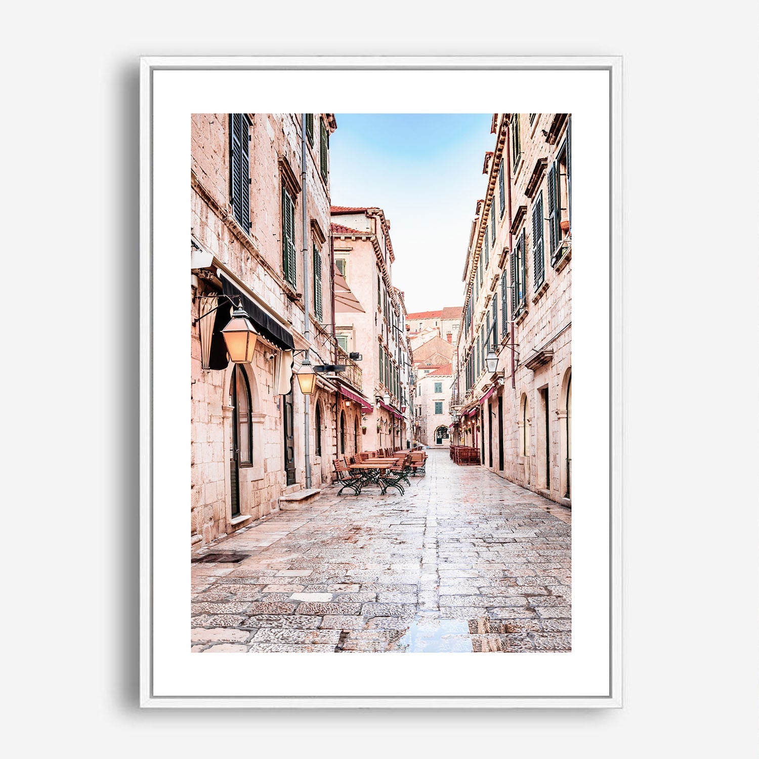 Wes Co Gallery Poster Old Town 5 x 7" Home Goods - Nature  Art Print