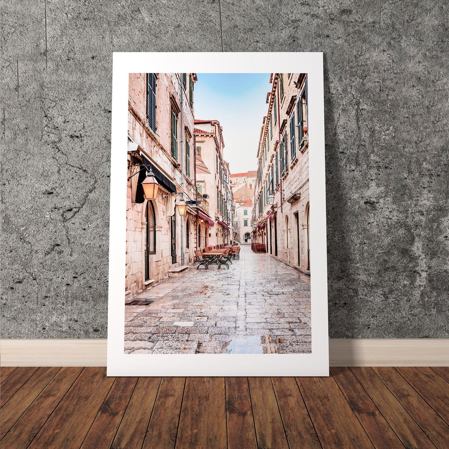 Wes Co Gallery Poster Old Town 8 x 10" Home Goods - Nature  Art Print