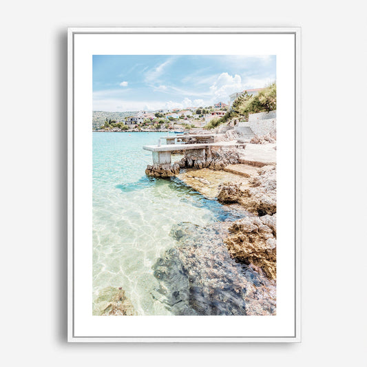 Wes Co Gallery Poster Crystal Clear Waters 5 x 7" Home Goods - Nature  Art Print