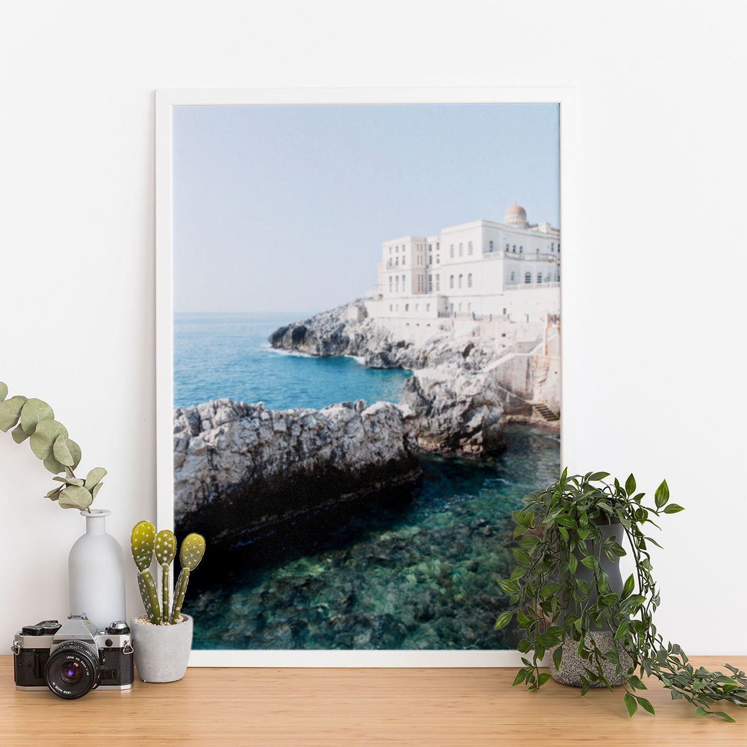 Wes Co Gallery Poster Seaside Fortress 11 x 17" Home Goods - Nature  Art Print