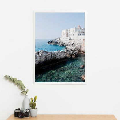 Wes Co Gallery Poster Seaside Fortress 11 x 17" Home Goods - Nature  Art Print