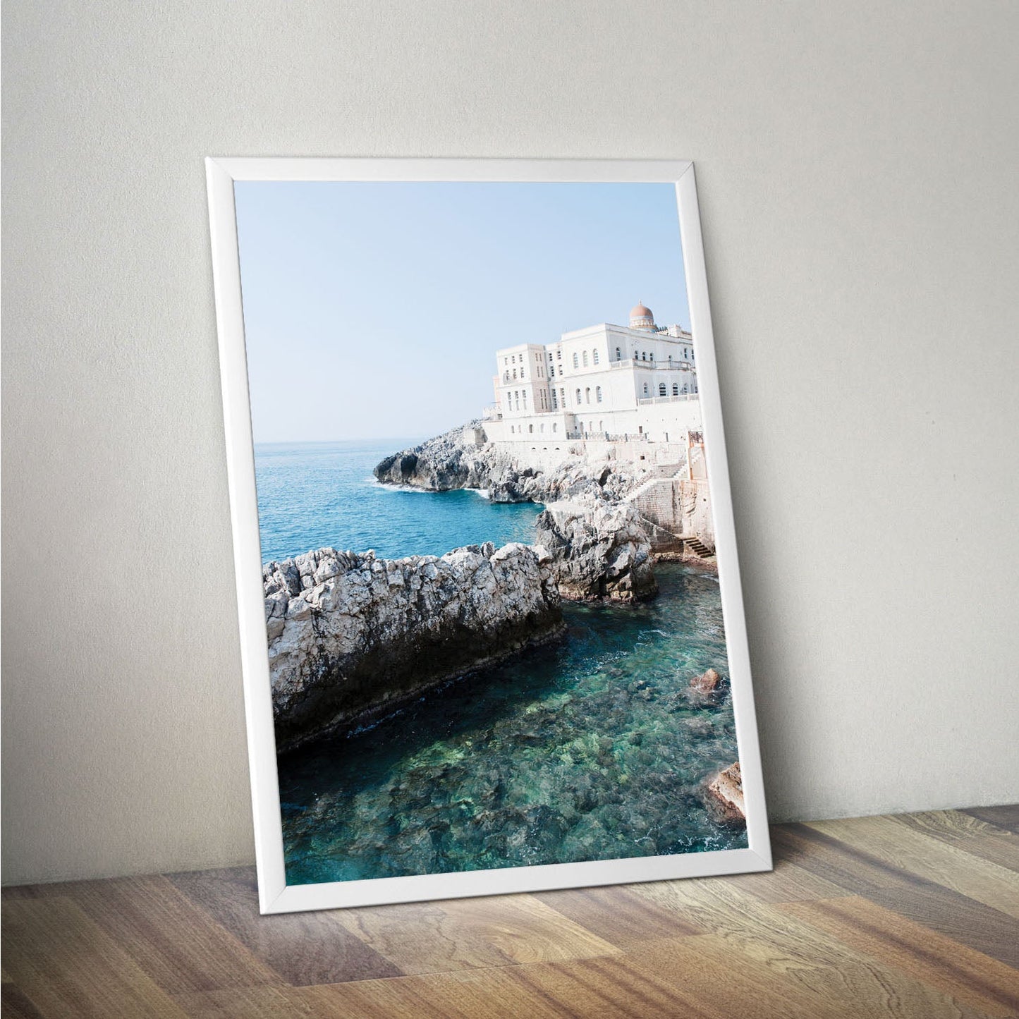 Wes Co Gallery Poster Seaside Fortress 11 x 17" Home Goods - Nature  Art Print