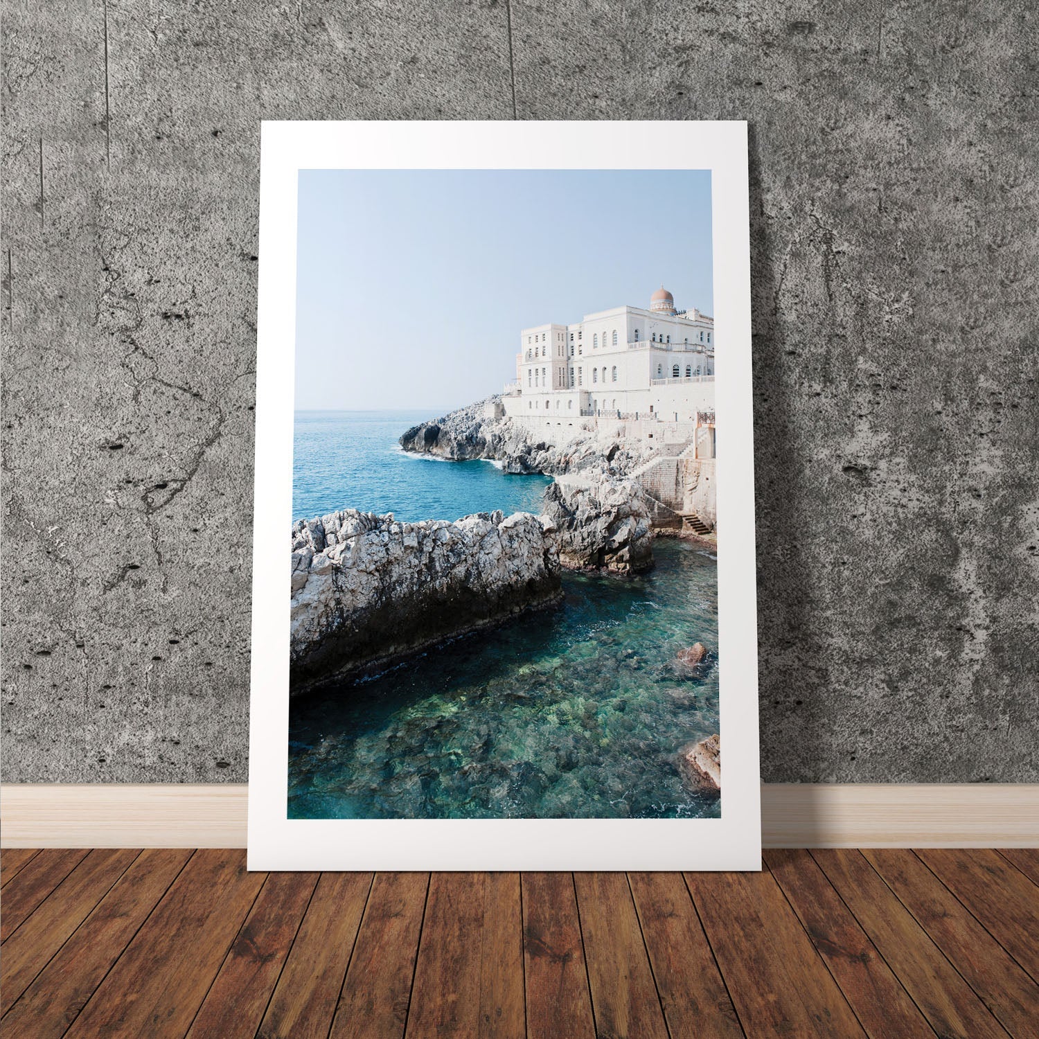 Wes Co Gallery Poster Seaside Fortress 8 x 10" Home Goods - Nature  Art Print