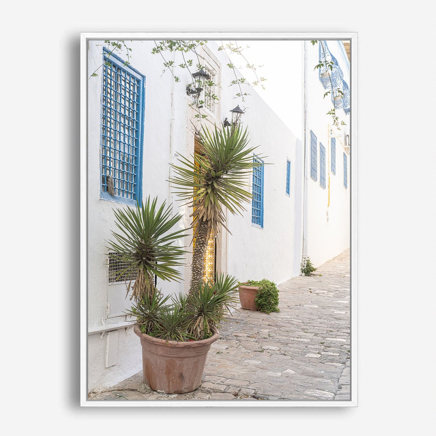 Wes Co Gallery Poster Mediterranean Alley 8 x 10" Home Goods - Nature  Art Print