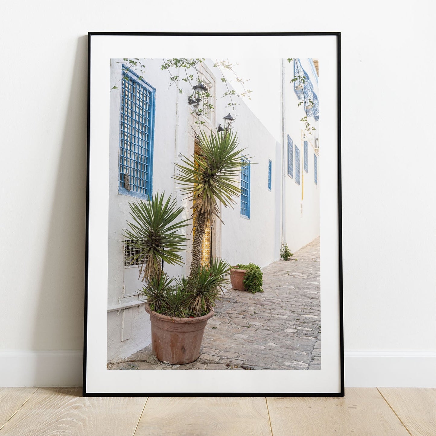 Wes Co Gallery Poster Mediterranean Alley 5 x 7" Home Goods - Nature  Art Print