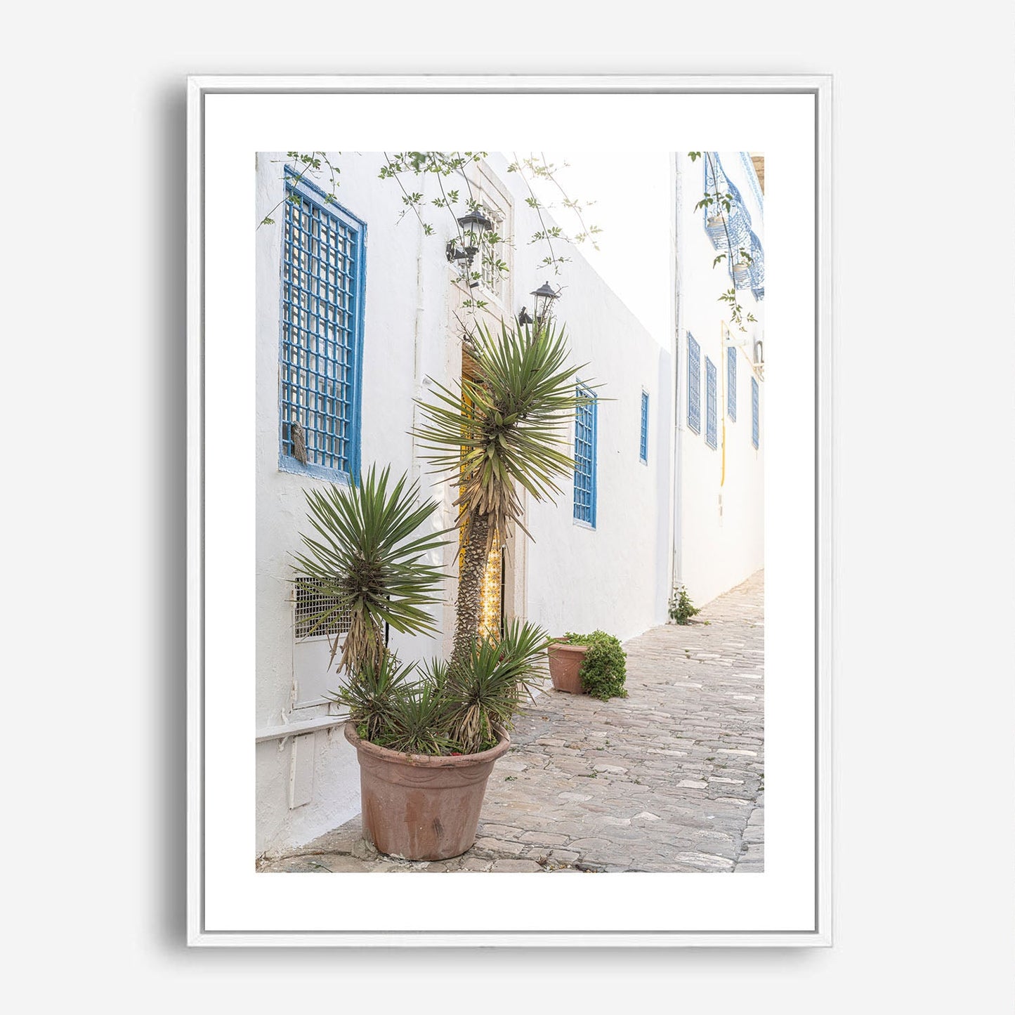 Wes Co Gallery Poster Mediterranean Alley 5 x 7" Home Goods - Nature  Art Print