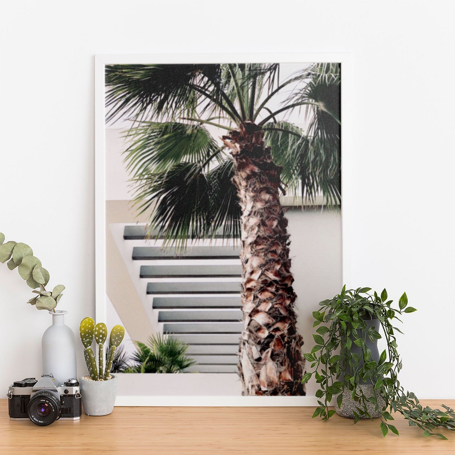 Wes Co Gallery Poster Sunset Palms 11 x 17" Home Goods - Nature  Art Print