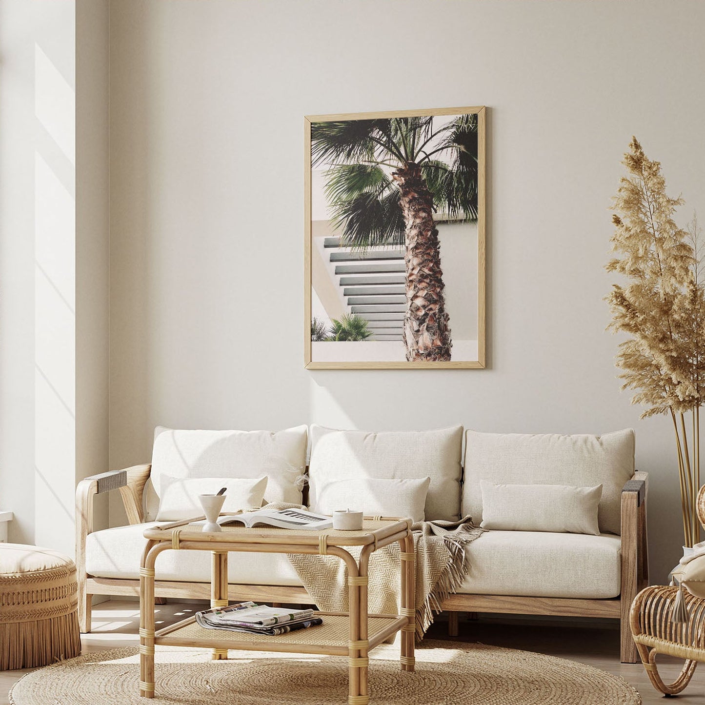 Wes Co Gallery Poster Sunset Palms 8 x 10" Home Goods - Nature  Art Print