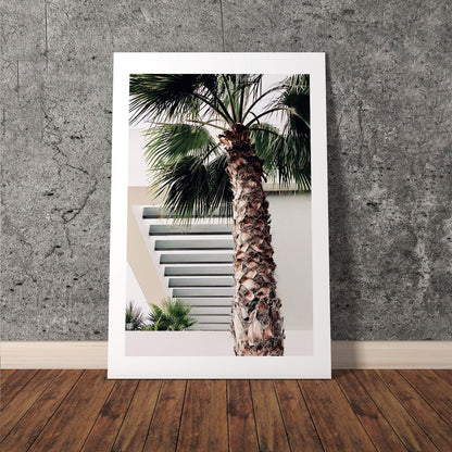 Wes Co Gallery Poster Sunset Palms 8 x 10" Home Goods - Nature  Art Print