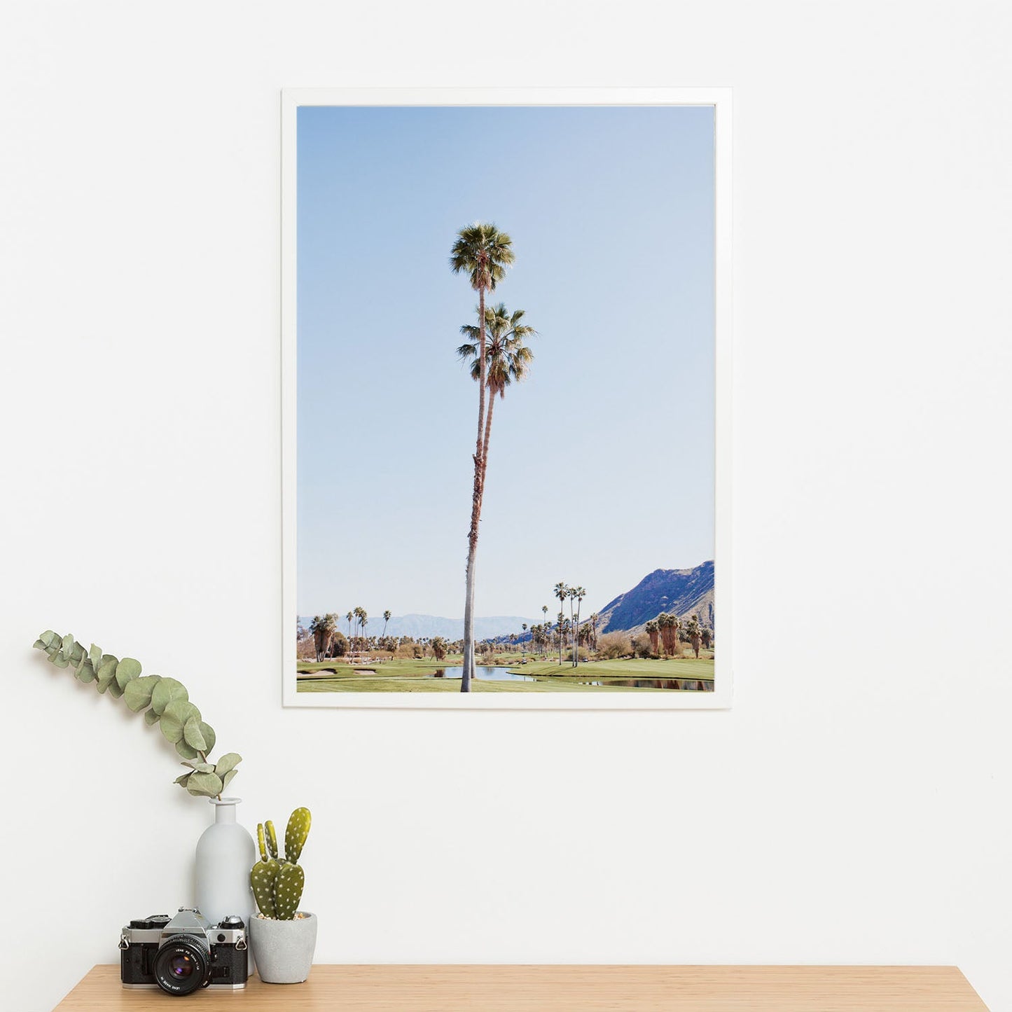 Wes Co Gallery Poster Serene Palms 11 x 17" Home Goods - Nature  Art Print