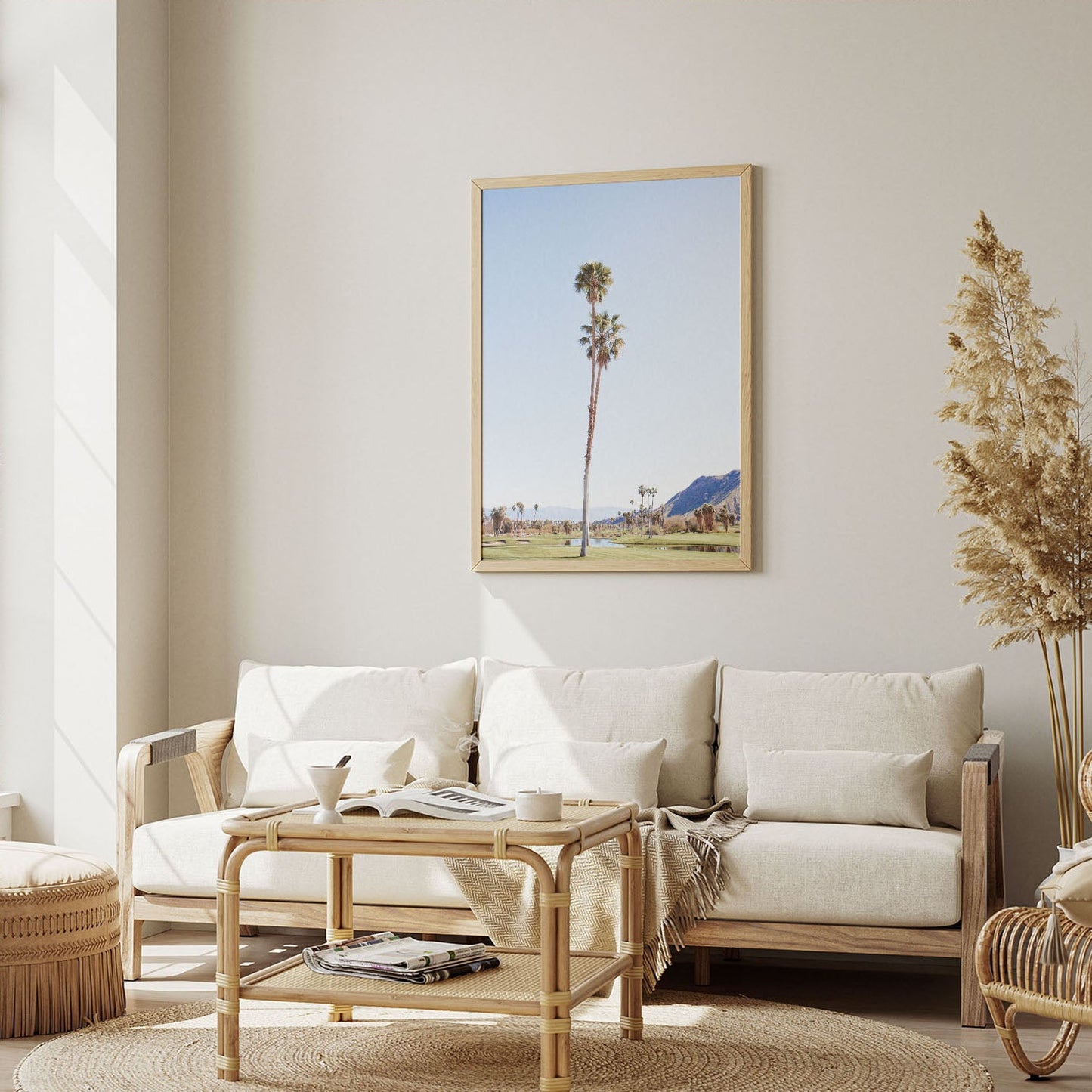 Wes Co Gallery Poster Serene Palms 8 x 10" Home Goods - Nature  Art Print