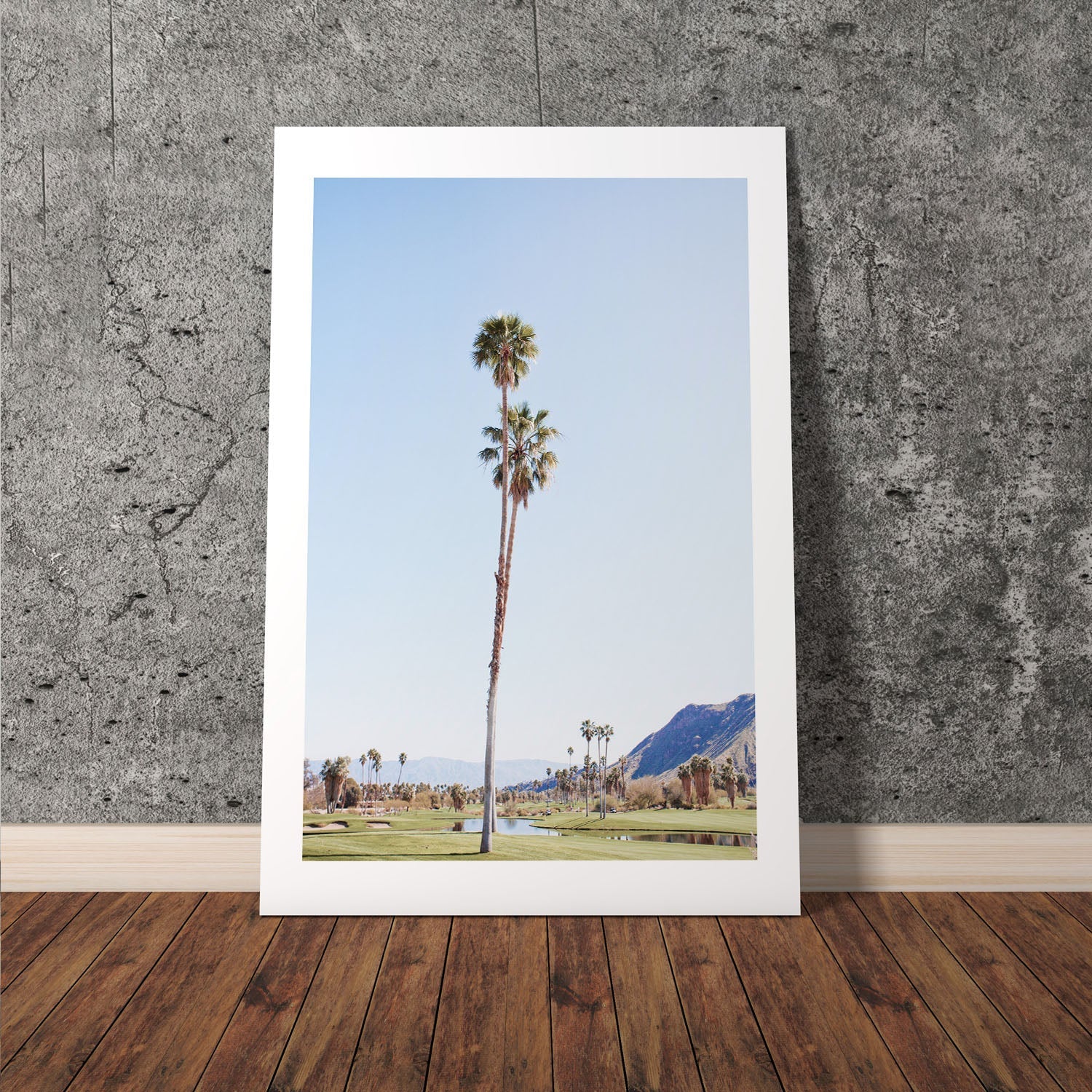 Wes Co Gallery Poster Serene Palms 8 x 10" Home Goods - Nature  Art Print