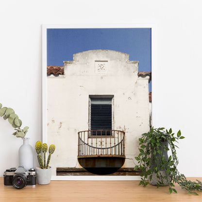 Wes Co Gallery Poster Rustic Balcony 11 x 17" Home Goods - Nature  Art Print