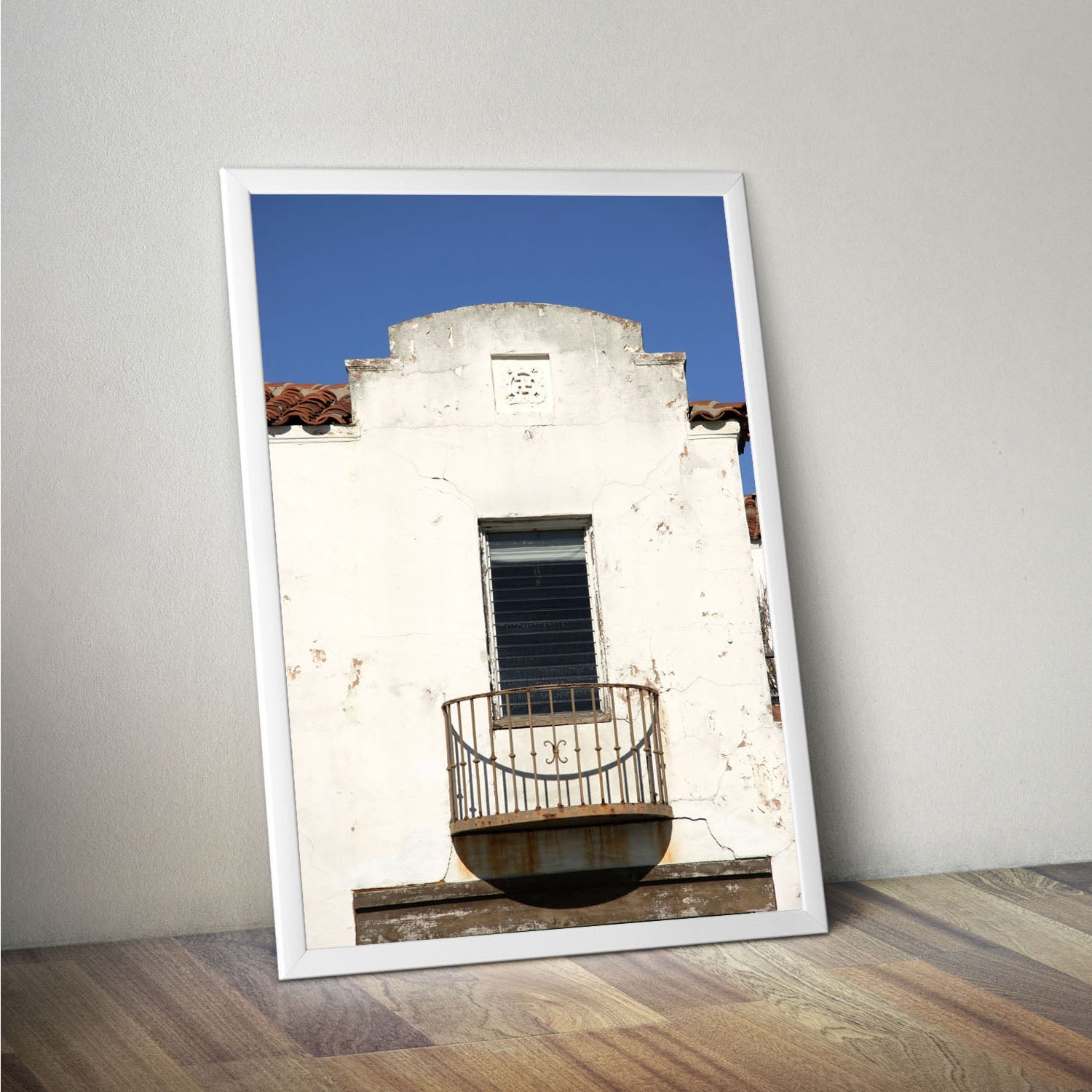 Wes Co Gallery Poster Rustic Balcony 11 x 17" Home Goods - Nature  Art Print