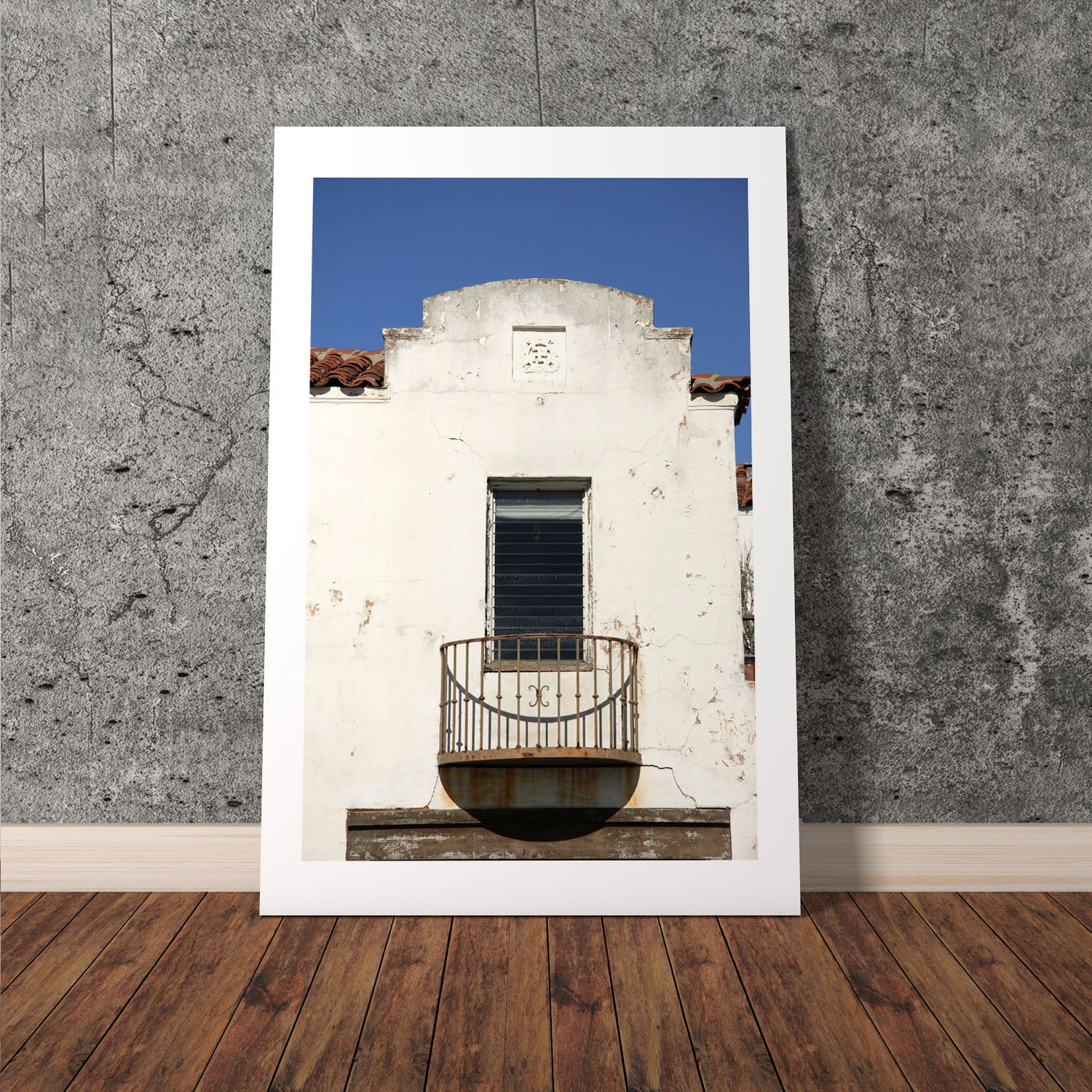 Wes Co Gallery Poster Rustic Balcony 8 x 10" Home Goods - Nature  Art Print