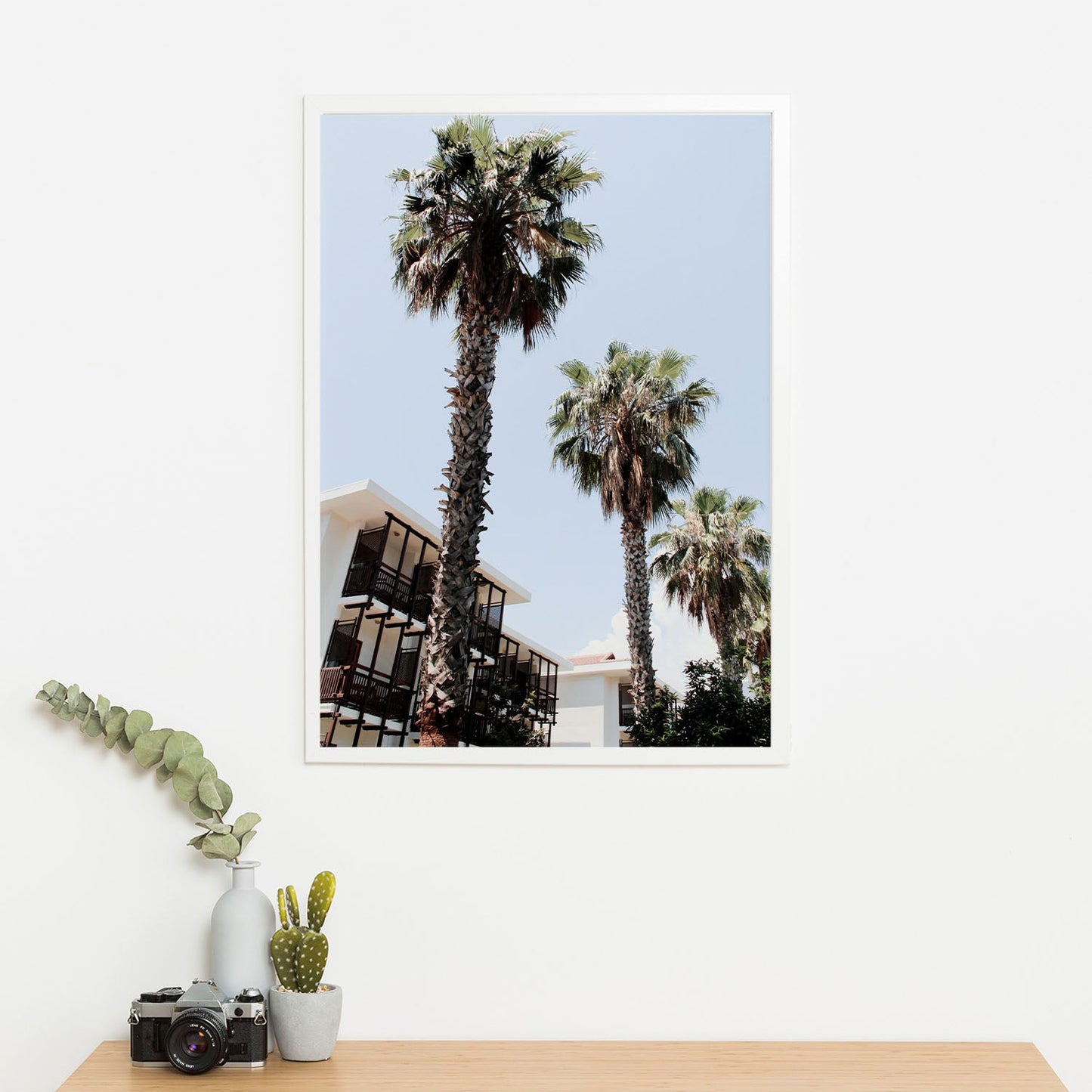 Wes Co Gallery Poster Palm Tree Haven 11 x 17" Home Goods - Nature  Art Print