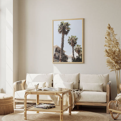 Wes Co Gallery Poster Palm Tree Haven 8 x 10" Home Goods - Nature  Art Print