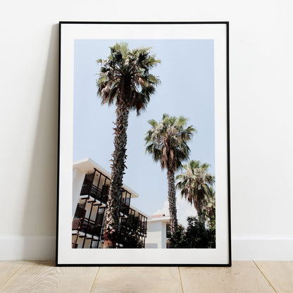 Wes Co Gallery Poster Palm Tree Haven 5 x 7" Home Goods - Nature  Art Print