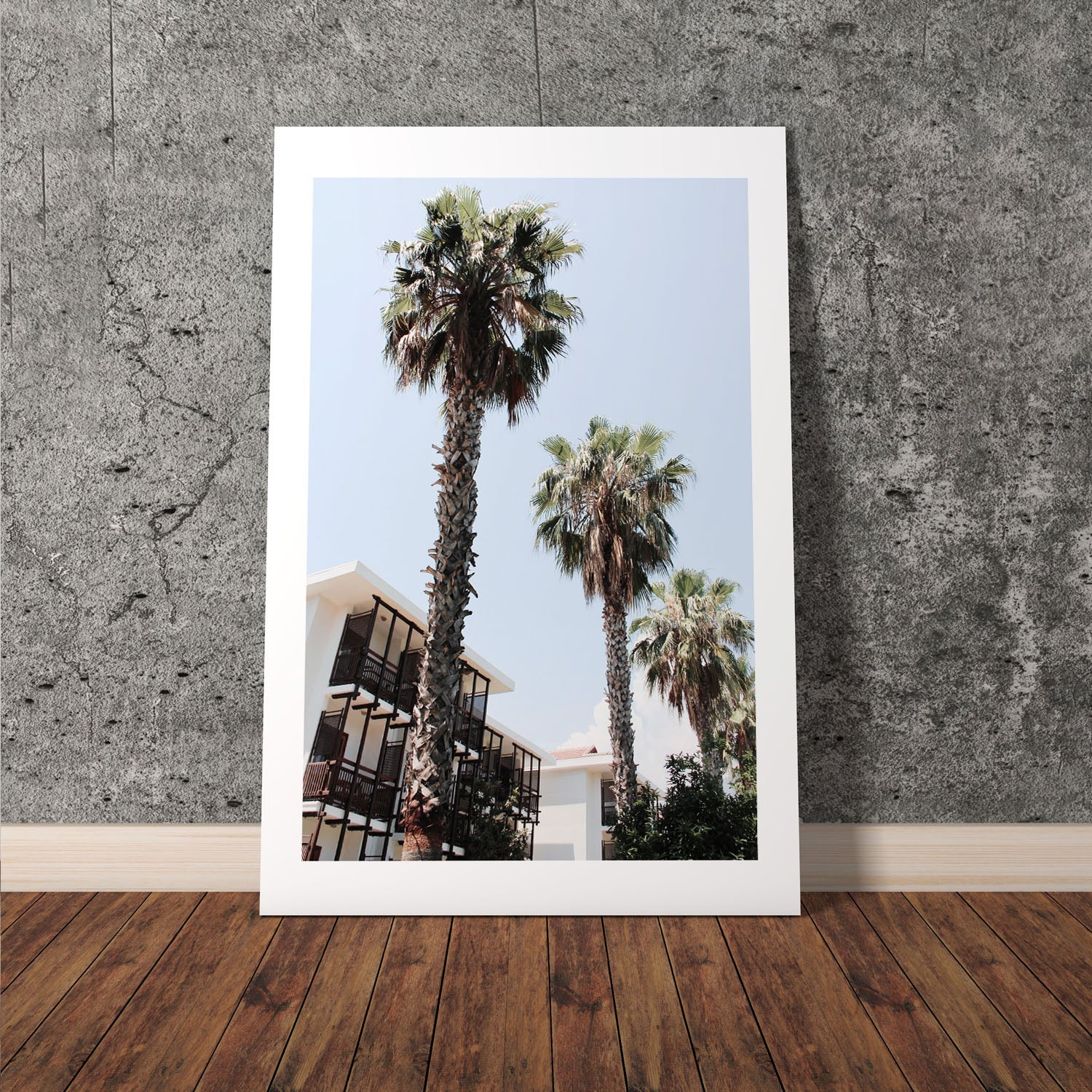 Wes Co Gallery Poster Palm Tree Haven 8 x 10" Home Goods - Nature  Art Print