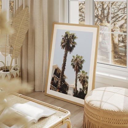 Wes Co Gallery Poster Palm Tree Haven 8 x 10" Home Goods - Nature  Art Print