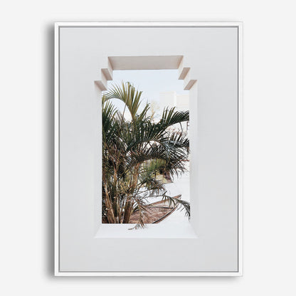 Wes Co Gallery Poster Framed Botanical Oasis 8 x 10" Home Goods - Nature  Art Print