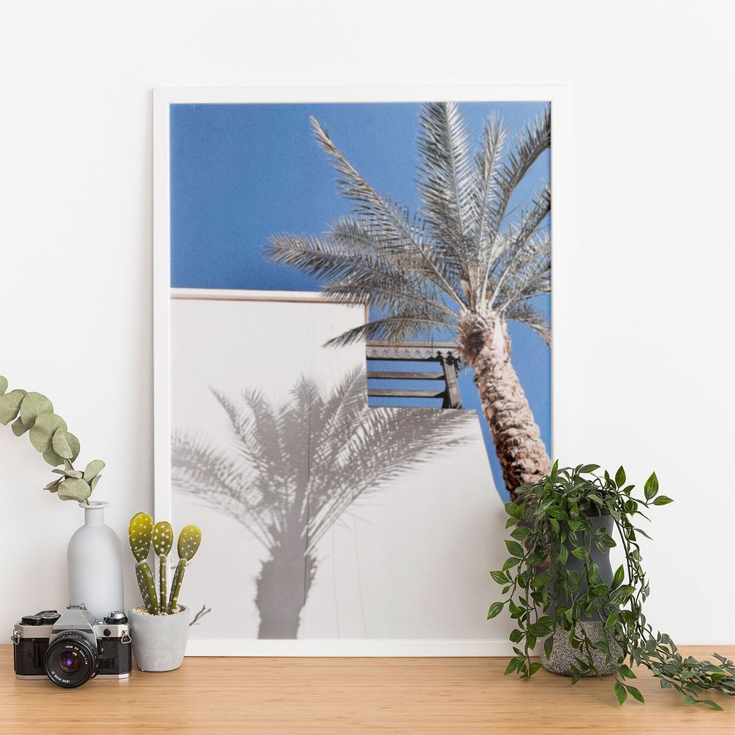 Wes Co Gallery Poster Palm Silhouette Serenity 11 x 17" Home Goods - Nature  Art Print