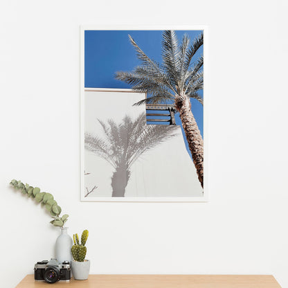 Wes Co Gallery Poster Palm Silhouette Serenity 11 x 17" Home Goods - Nature  Art Print