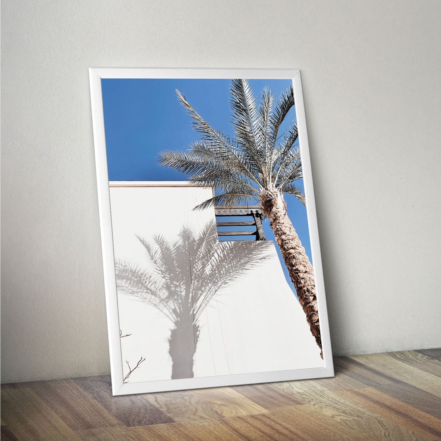 Wes Co Gallery Poster Palm Silhouette Serenity 11 x 17" Home Goods - Nature  Art Print