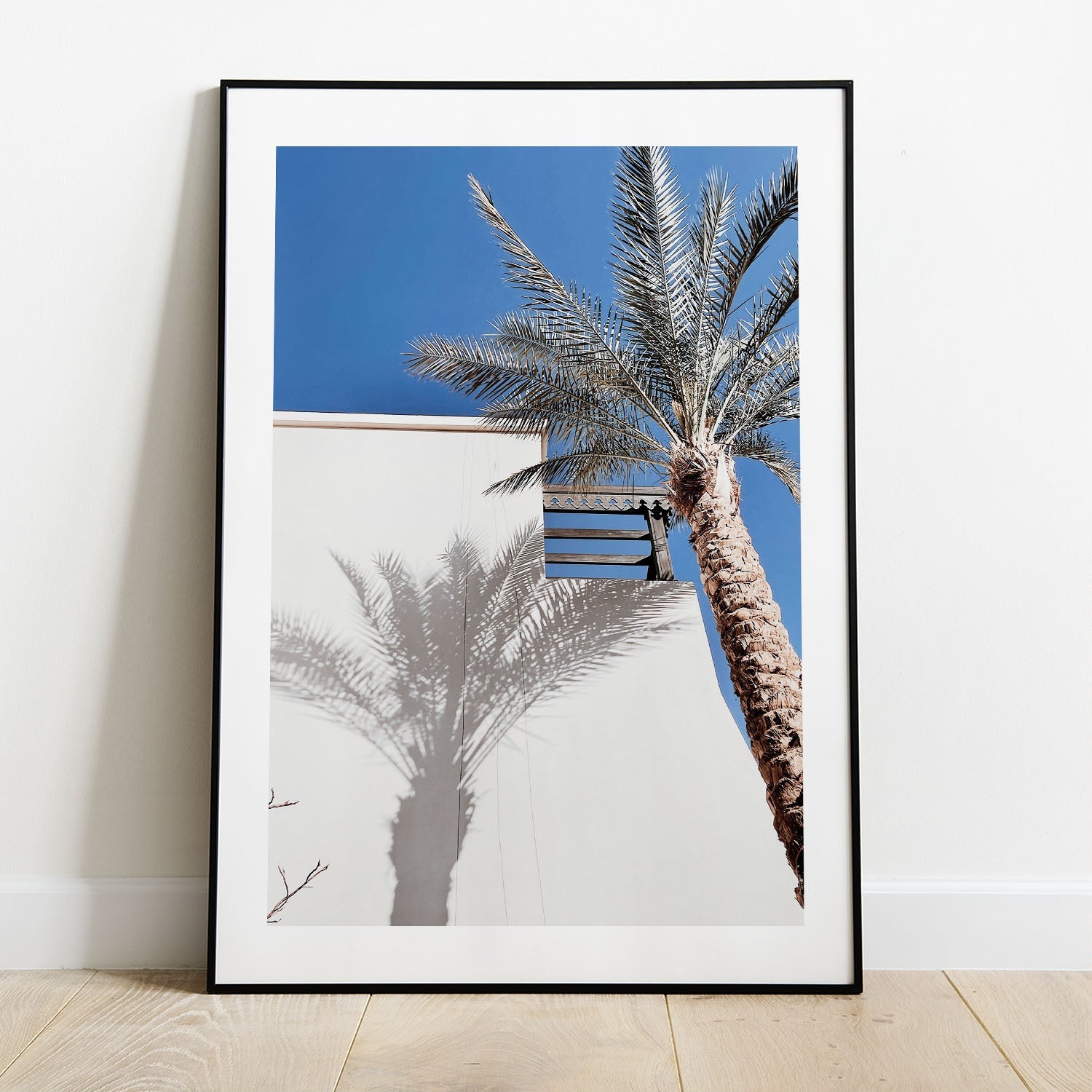 Wes Co Gallery Poster Palm Silhouette Serenity 5 x 7" Home Goods - Nature  Art Print