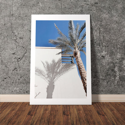 Wes Co Gallery Poster Palm Silhouette Serenity 8 x 10" Home Goods - Nature  Art Print