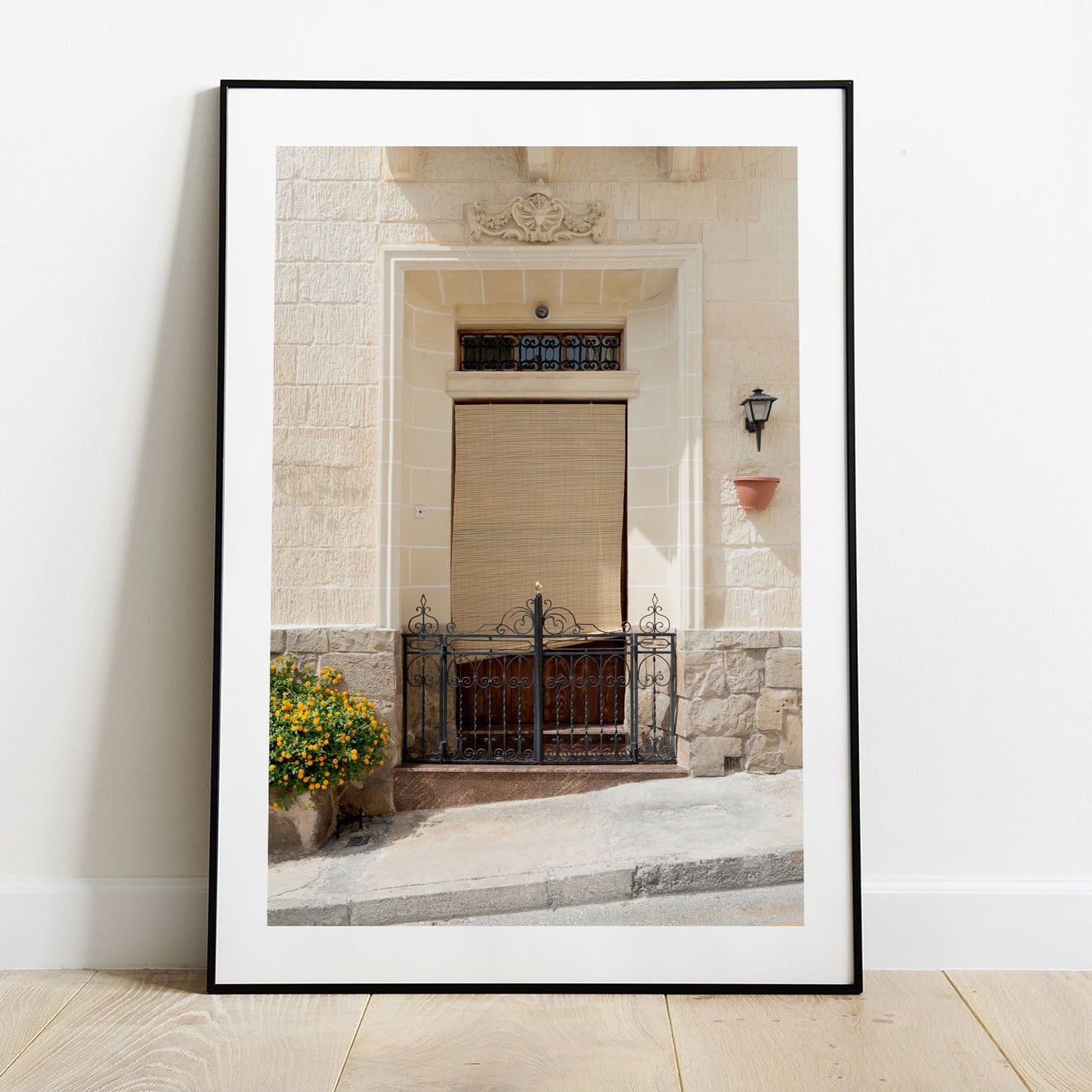 Wes Co Gallery Poster Mediterranean Villa Entrance 5 x 7" Home Goods - Nature  Art Print