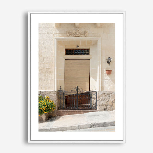 Wes Co Gallery Poster Mediterranean Villa Entrance 5 x 7" Home Goods - Nature  Art Print