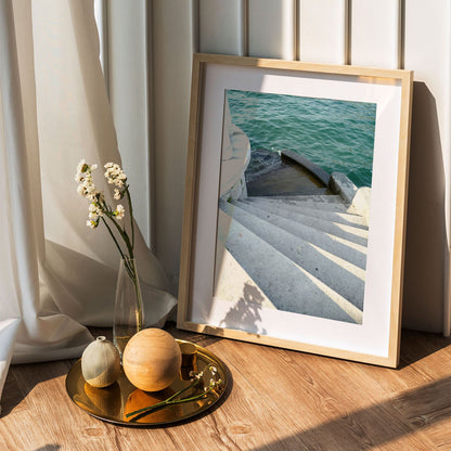 Wes Co Gallery Poster Stairway to the Sea 5 x 7" Home Goods - Nature  Art Print