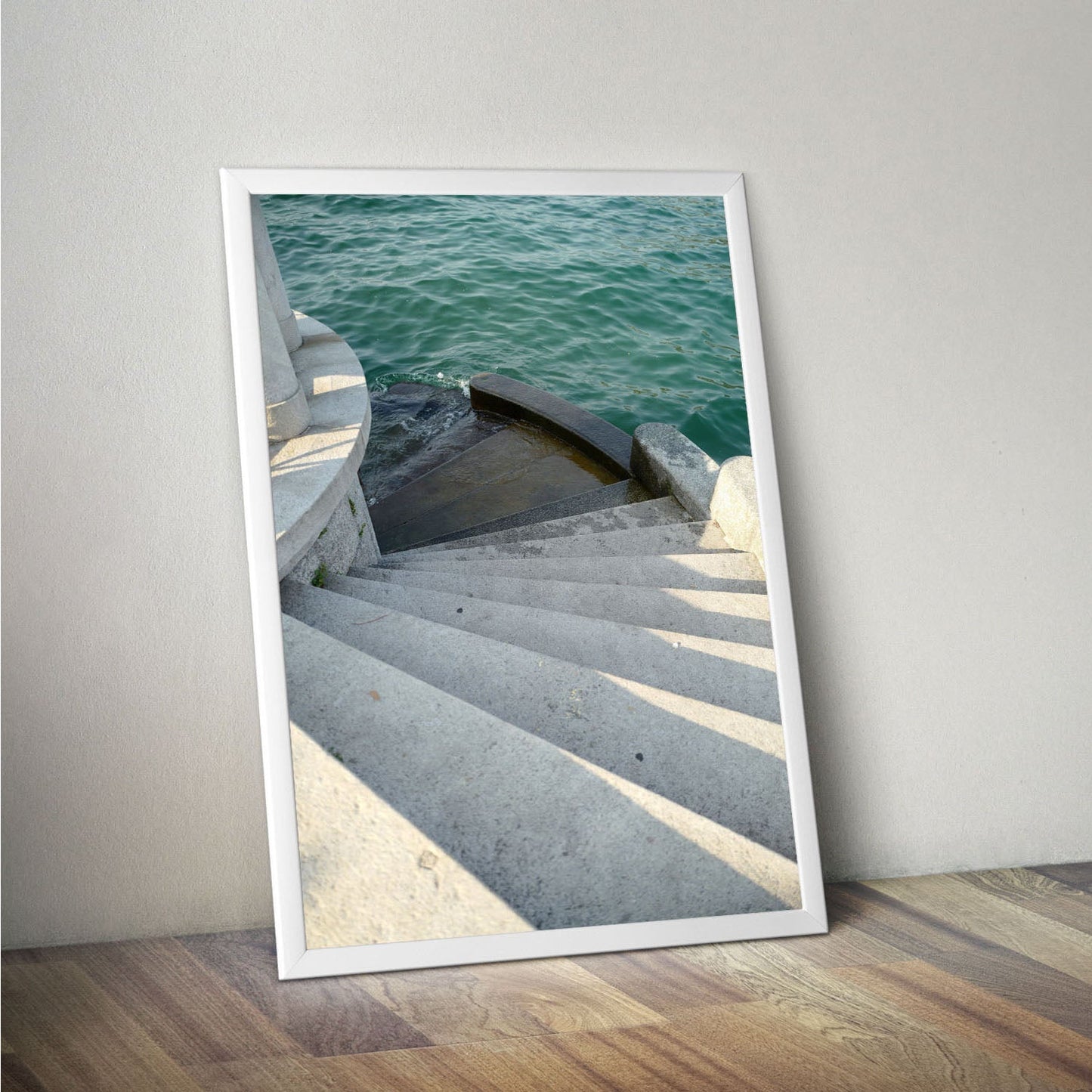 Wes Co Gallery Poster Stairway to the Sea 11 x 17" Home Goods - Nature  Art Print