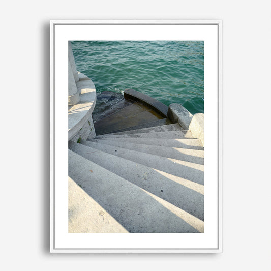 Wes Co Gallery Poster Stairway to the Sea 5 x 7" Home Goods - Nature  Art Print