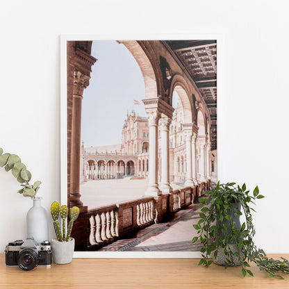 Wes Co Gallery Poster Spanish Grandeur 11 x 17" Home Goods - Nature  Art Print