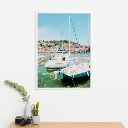 Wes Co Gallery Poster Dockside Tranquility 11 x 17" Home Goods - Nature  Art Print