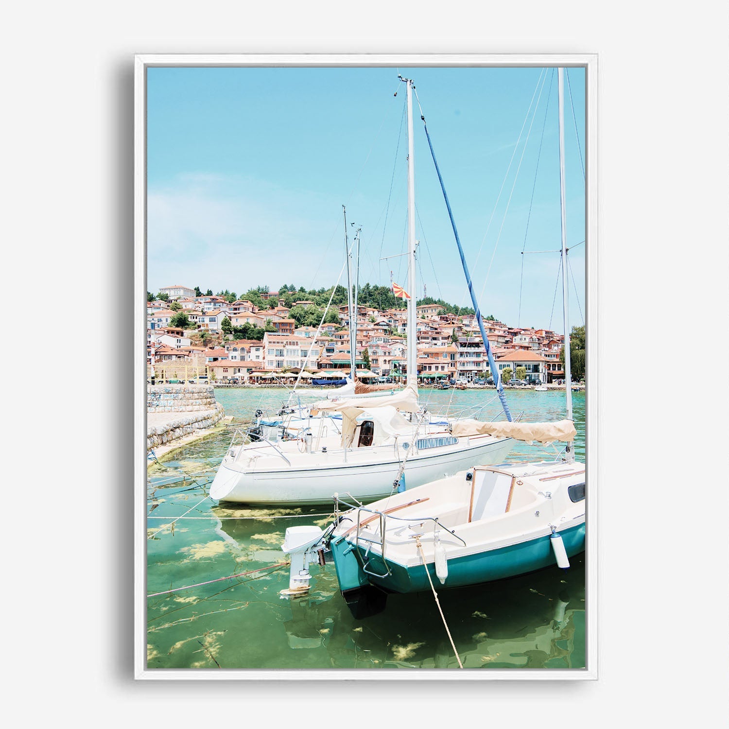 Wes Co Gallery Poster Dockside Tranquility 8 x 10" Home Goods - Nature  Art Print