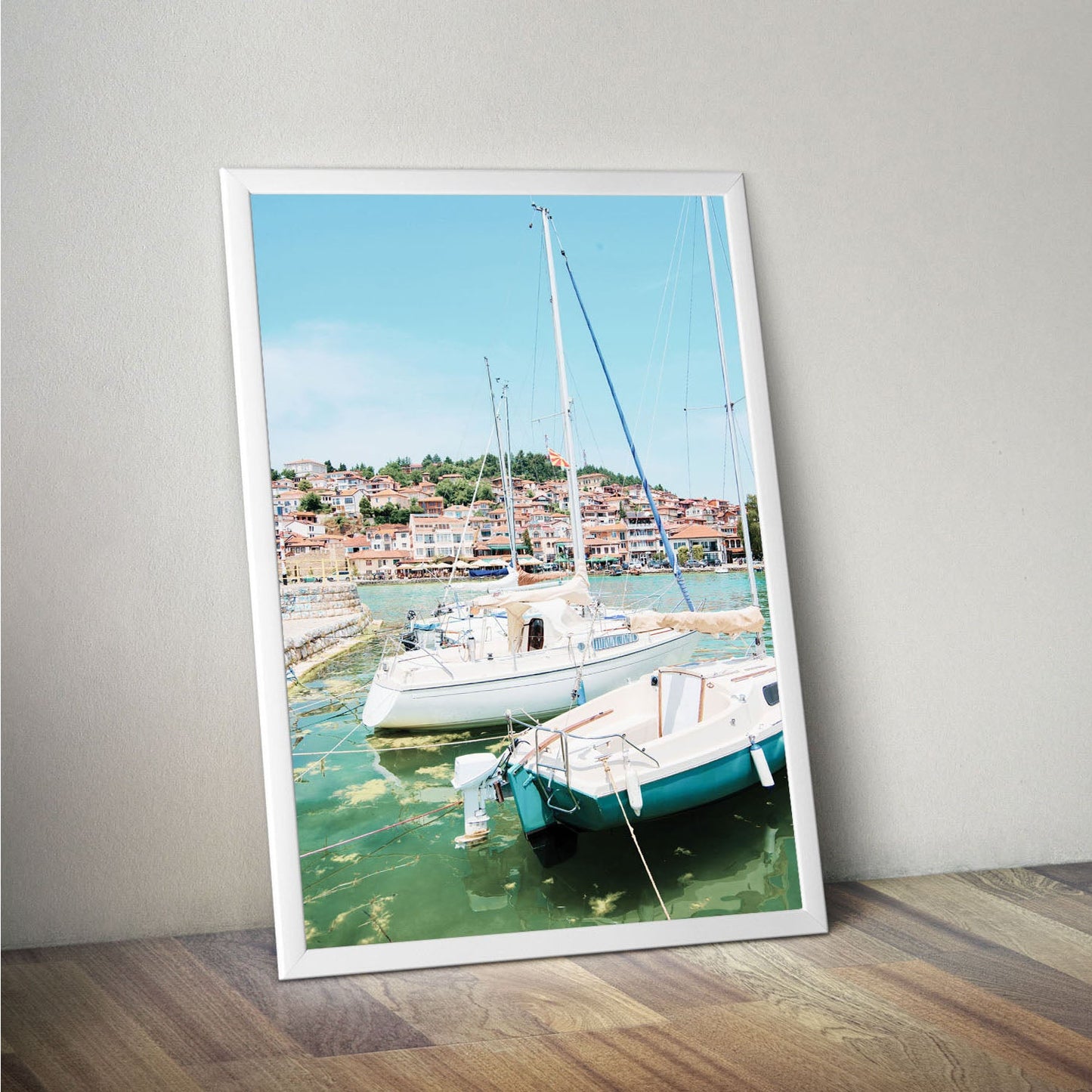 Wes Co Gallery Poster Dockside Tranquility 11 x 17" Home Goods - Nature  Art Print