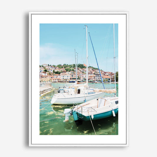 Wes Co Gallery Poster Dockside Tranquility 5 x 7" Home Goods - Nature  Art Print