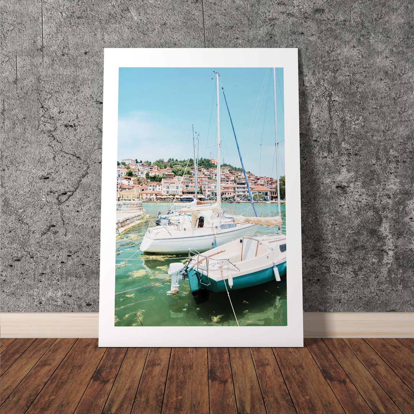 Wes Co Gallery Poster Dockside Tranquility 8 x 10" Home Goods - Nature  Art Print