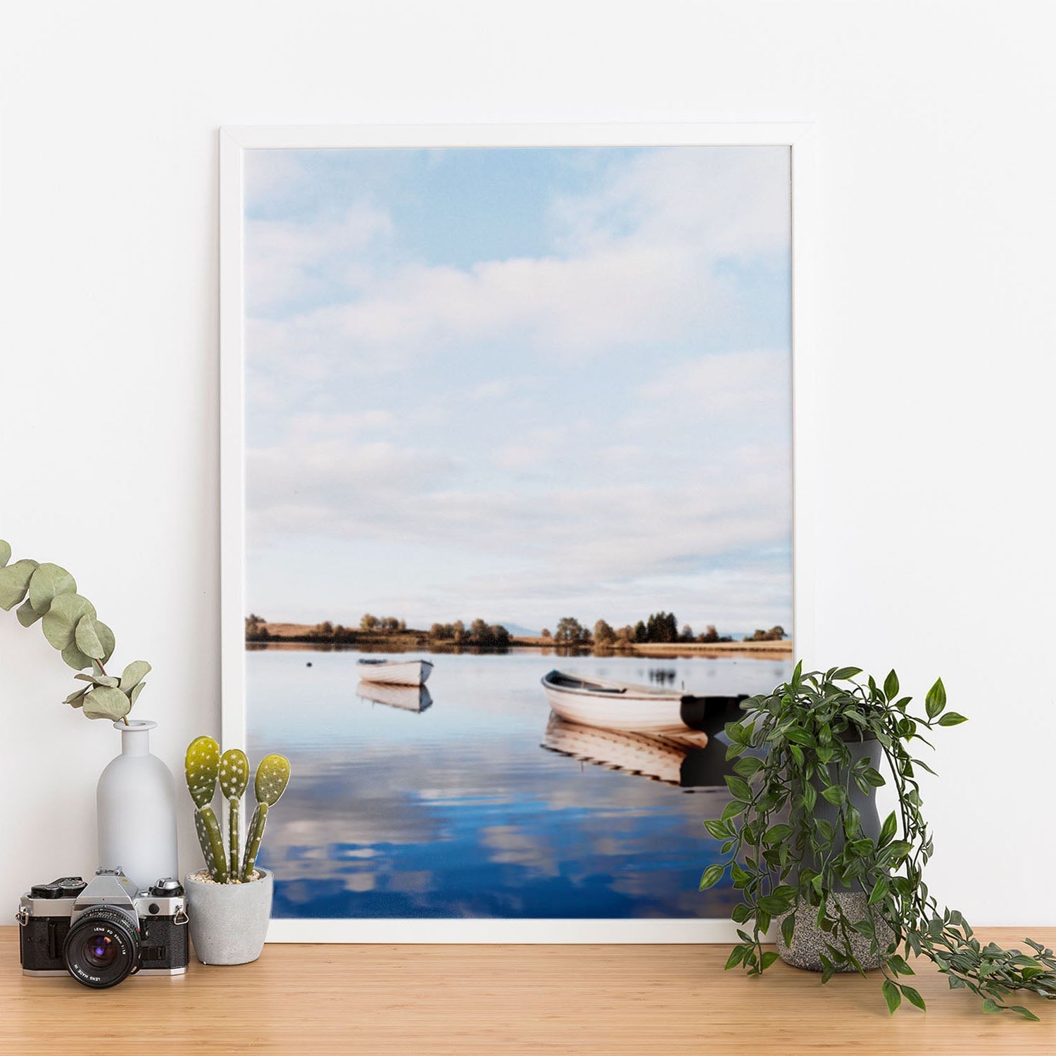 Wes Co Gallery Poster Lakeside Mornings 11 x 17" Home Goods - Nature  Art Print