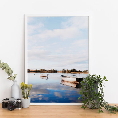 Wes Co Gallery Poster Lakeside Mornings 11 x 17" Home Goods - Nature  Art Print