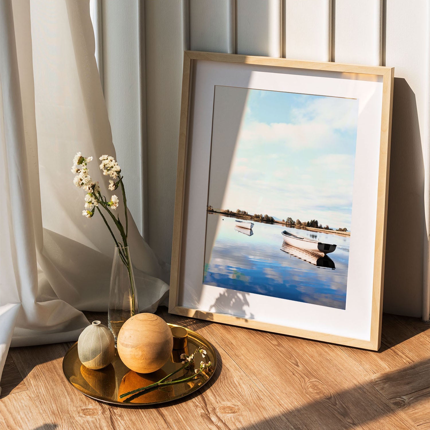 Wes Co Gallery Poster Lakeside Mornings 5 x 7" Home Goods - Nature  Art Print